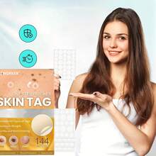 144-Pack HITWORKER Skin Growth Removal Patches | Waterproof Hydrocolloid Patches, Suitable For All Skin Types, Invisible Protective Patches That Remove Skin Growths, Moles, And Blemishes, Gentle And Non-Drying. - Màu sắc - 144 chiếc - Xem 5