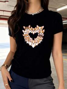 Camisetas de mujer - Negro - Ver 8