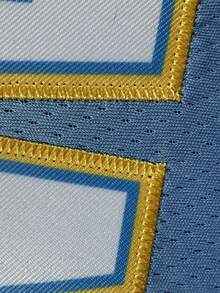 男士篮球服 55 蓝色刺绣休闲运动背心 圆领无袖训练服 - 藍色 - 查看 5