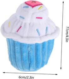 SUPVOX 2piezas Juguete De Masticar para Perros Peluche De Helado para Mascotas para Entrenamiento y Atractivo y Resistente Mordeduras para Perros Pequeños y Medianos - 1 - Ver 6
