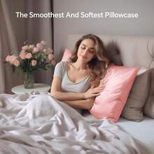 INFIIXSO Silk Pillow Cases 2 Pack Standard Size, Ultra Smooth & Soft Mulberry Silk Pillow Case For Hair And Skin, Breathable Cooling Silk Pillowcase With Hidden Zipper (Blush Pink, 20x26 Inches),2PackStandard(20inchX26inch),BlushPink - 腮紅粉色 - 查看 10