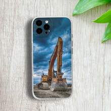 C-Classic -Caterpillares Truck Phone Case Compatible With  17,16,15,14,13,12,11 Pro,Max,Plus,X,XS,XR,SE4,E Mini Transparent Soft Cover  One 17 Case,  16 PrCover Compatible With  17 Pro Case,  17 Pro Max Case, IPho Case - z6 - 查看 2