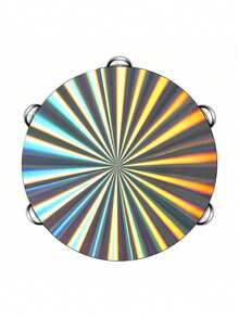 1pc 6/8/10inch Handheld Tambourine, Double Row Jingles Orff Percussion Instrument, For Ktv, Parties Atmosphere Holiday Gifts,Single Row Jingles Tambourine,Musical Instrument - Multicolor - View 11