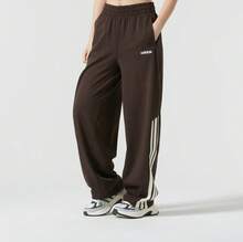 Adidas Quần thể thao nữ mới, giản dị, thoáng khí, rộng rãi, quần dài đa năng - màu nâu - Xem 3