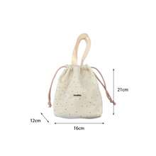 Small Polka Dot Drawstring Pouch, Multipurpose Carry Bag For Errands And Storage ,Travel Essential Bag - Multicolor - View 3