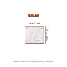 1 件装揉面垫，糕点垫，防滑烘焙垫（带刻度），台面垫，擀面杖垫，派皮垫，易于收纳和清洁，多种尺寸可选，厨房用品，烘焙工具