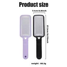 1pc Stainless Steel Pedicure Foot File, Foot Heel Scraper, Foot Rasp Foot File And Callus Remover For Feet, Foot Scrubber For Dead Skin - Multicolor - View 10