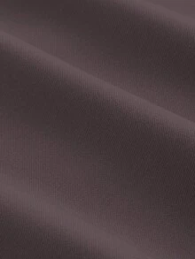 Pantalones rectos de unicolor y elegantes con cinturón, de talle medio, para primavera - Red Plum - Ver 2