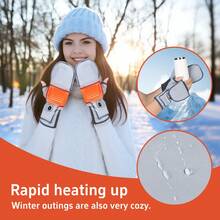 这款加热手套配备数字显示屏，3 档可调温度设置（45°C、50°C、55°C），1800mAh 电池，采用双面加热技术。它可以精准加热手掌和手背，并锁定温度。 - 灰色 - 查看 3