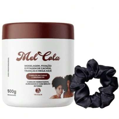 Mel Cola Cachos Naturais e Orgânicos Modelador Fitagem 500g Trihair