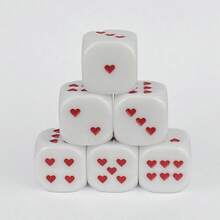 Heart-Shaped Dice, Perfect Gaming Accessory And Valentine's Day Gift - Multicolor - View 13