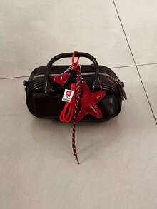 心形扣星形串珠吊坠 DIY 包饰 包袋装饰配件 猎豹纹背包装饰 汽车配件 女士包袋钥匙扣