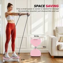 MERACH Waist  Ab Machine, 300 Lbs Capacity Core & Abs Workout Equipment For Slim Waist, Quiet Home Gym Exercise Machine For Women & Men - 粉色 - 查看 7