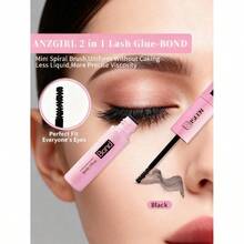 All Day Wear 2-In-1 Lash Bond & Seal - Strong Hold Eyelash Glue (5ml Bond + 5ml Seal) For DIY Cluster Lashes - 黑色 - 查看 4