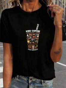 Women T-Shirts - 黑色 - 查看 1
