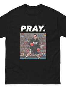 Boxing Fighter Hoodie Pray Unisex Classic Tee - 黑色 - 查看 1