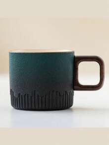 Mini Vintage Holzgriff Keramik Espresso Tasse, Keramik Teetasse, Holzgriff Japanische Keramik Kleine Kaffeetasse, Verlaufende Glasur Teetasse, Keramik Kung Fu Kleine Teetasse, Einzelne Haupttasse, Nachmittags Tee Geschenkbox Set, Espresso Tasse, Japanische Einfache Mini Kaffeetasse. Einfaches saisonales Design, bequemer Griff, leicht zu reinigen, perfekt für Zuhause, Café und Bürogebrauch (Bitte beachten Sie die Größe) - Verschiedenfarbig - Übersicht 15