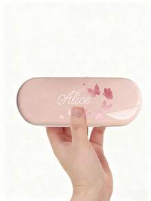 定制姓名眼镜盒，个性化太阳镜盒，定制硬壳眼镜盒，男女通用可定制眼镜盒，硬质太阳镜盒，生日礼物，周年纪念，旅行，便携防压，送给他/她，男朋友，女朋友，家人，学生，上班族，祖父母，学校，家庭，工作场所，定制眼镜配件，复古服饰 - 彩色 - 查看 5