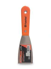 Espátula Rígida 2" Con Mango De Plástico Para Albañil De Mamposteria Fumetax - Naranja - Ver 2