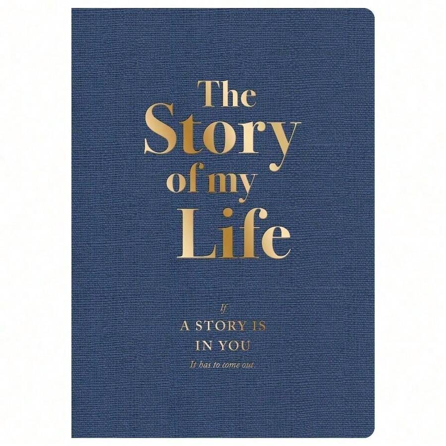 Story Of My Life Journal, Ages 8+, 6 X 8.3", Paper, 204 Pages, Blue - 1 - Xem 1