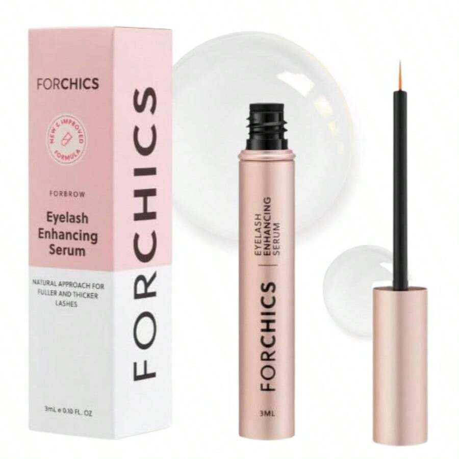 XAPY Eyelash Growth Serum - In-Free Lash Enhancing Serum For Longer Thicker Lashes And Brows- Form Sible Resul In 2 Weeks - Vegan Hormone-Free 0.10 Fl. Oz/ 3ml - Xám - Xem 1