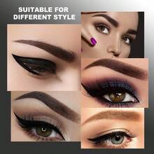 XAPY 2Pcs Microblading Eyebrow Pencil - Of Eyebrow Tattoo Pen With A Micro-Fork T Applica - Creates  Long Brows Effy - Pastel - View 5