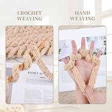 8 Packs Jumbo Chenille Chunky Yarn, 2045g 72oz 245 Yards 224m Crocheting Knitting, Handcrafts Blanket Yarn White, 8 Pack - Gói 8 + Hoa hồng nhạt - Xem 3