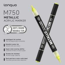 48/24/12 Colors Dual Tip Acrylic Paint Markers Set, Quick Drying & Fade Resistant, Ideal For Painting, Illustration, Crafts, Coloring Books, DIY Projects On Paper, Fabric, Wood, Stone, Plastic, Glass, Pumpkin, Metal And More, Great Gift For Students And Adults, Suitable For Easter, Thanksgiving, Halloween, Christmas