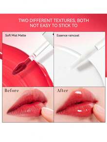 FEOTZNW Dual-Ended Liquid Lipstick - Mirror Gloss & Matte Velvet, Long-Lasting, Smudge-Proof And Transfer-Resistant, Perfect Gift For Women - 05 - 05# - View 4