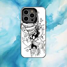 Funda de teléfono H-Hollow K-Knight Silksong para 17, 16, 15, 14, 13, 12, 11 Plus, Pro Max, cubierta negra mate a prueba de golpes - z5 - Ver 10