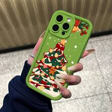 Funda protectora de teléfono con Carcasa Navideña Diseño Árbol Con Adornos Festivos regalo de moda minimalista interesante para hombres y mujeres, adecuado para iPh 16/15/15Pro/15ProMax/14/13/12/11/XsMAX, iP 17,  Max Series,A14/A15/S23 Ultra/A50/A12/A32/A52/A72/A51/A21S/A13/A14/S22 Ultra/S23/A33/A53/S20 FE,Protección completa contra caídas, resistencia a impactos y prevención de rayaduras,diseño creativo y de moda para hombres y mujeres - Blanco - Ver 6