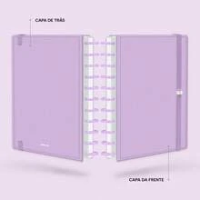 Disco Notebook + Iscool Hardcover 140 Sheets Smart Solid Colors - Lilac Purple - View 3
