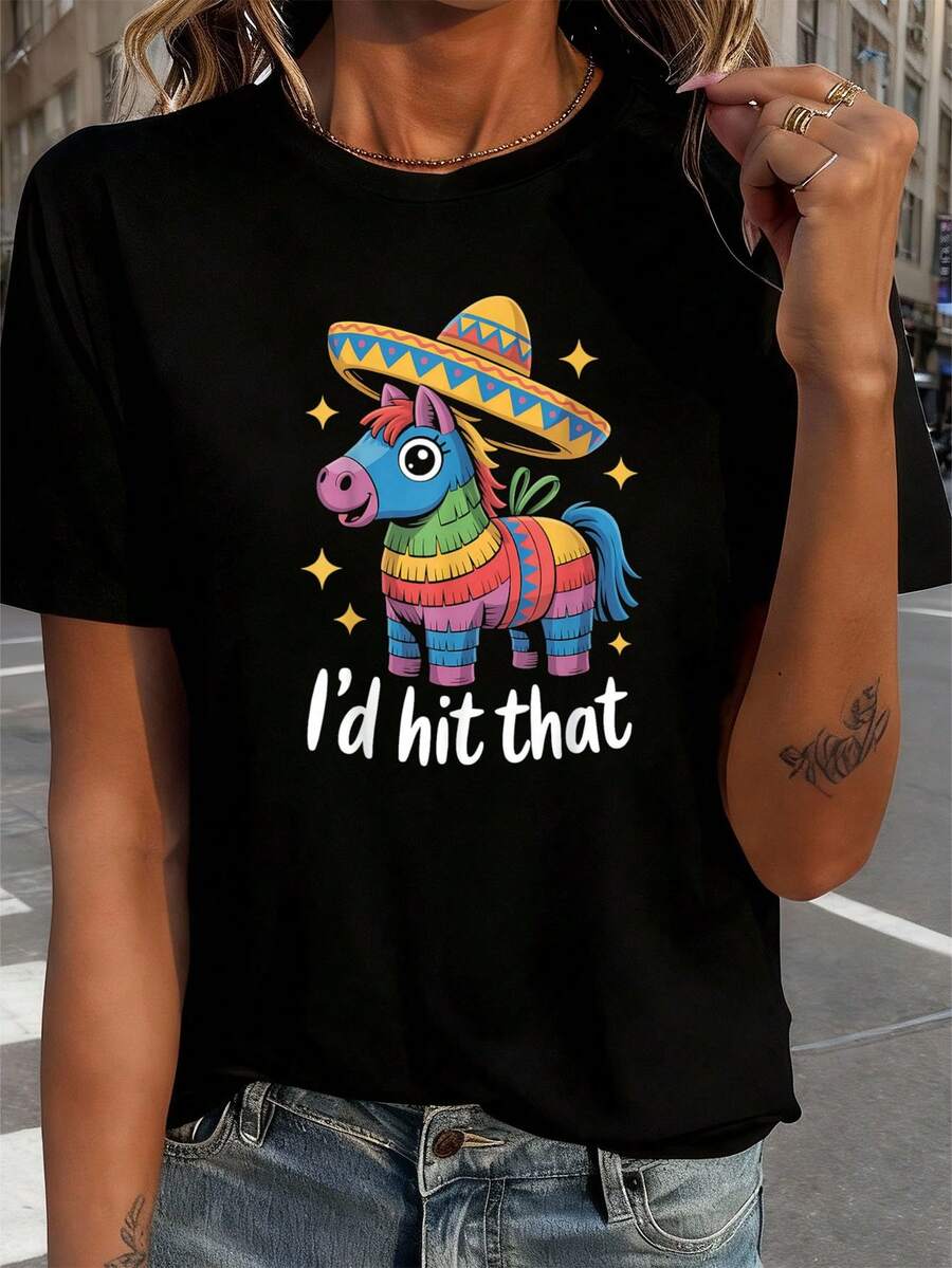 Women T-Shirts - Black - View 1