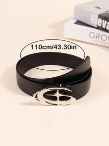 1 pieza Cinturón con hebilla en forma de cruz y estrella, cinturón de hombre versátil y de moda, adecuado para estudiantes jóvenes, uso diario y discotecas, cinturones para hombres, cinturones, cinturón con tachuelas, Y2K, cinturón vaquero - multicolor - Ver 8