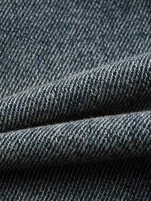 Vintage tvättade jeansshorts för små pojkar, avslappnad passform med flera fickor, bekväma non-stretch-shorts för fritidsbruk