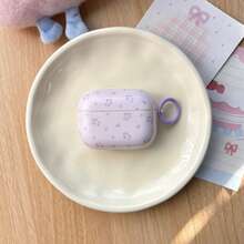 Minimalist Pink & Purple Floral Leaf Pattern Smooth Surface Shock-Proof Protective Case - Mauve Purple - View 6