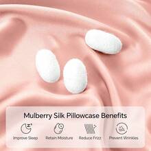 INFIIXSO Silk Pillow Cases 2 Pack Standard Size, Ultra Smooth & Soft Mulberry Silk Pillow Case For Hair And Skin, Breathable Cooling Silk Pillowcase With Hidden Zipper (Rose Pink, 20x26 Inches),2PackStandard(20inchX26inch),RosePink - 玫瑰粉 - 查看 3