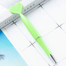 1/5/10/20pcs Valentine's Day Gift Creative Heart-Shaped Pens, Office Supplies Small Gift, Heart Pens, Holiday Items - Multicolor - View 5