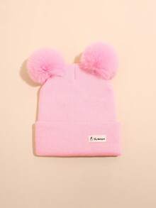 1 buc Căciulă tricotată cu pompon pentru iarnă pentru copii, căciulă de schi tricotată groasă și caldă pentru băieți și fete - logo-ul mașinii - Vizualizare 6