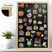 1pc Magnetic Chalkboard Makeup Organizer, Magnetic Chalkboard Wall, Fridge Magnet Display Board, Makeup Wall Chalkboard, Chalkboard Wall Organizer, Memo Board, Decorative Magnetic Photo Wall, Small Chalkboard For Writing - Black - View 6