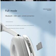 1 Piece P9 Pro Max Wireless Over-Ear Headphones, High-Fidelity Bluetooth Headset For Gaming & Music Universal,Headphones - Blue - View 3