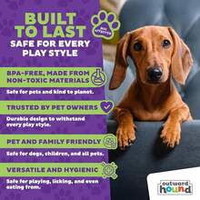 Outward Hound By Nina Ottosson Dog Treat Maze Dog Puzzle Enrichment Toy, Level 2 Intermediate, Green,Green),TreatMaze(Purple - TreatMaze(紫色) - 查看 6