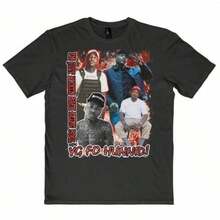 Vintage Style Black YG 4Hunnid Rap Tee Shirt Red Hunnid T Shirt Red Hunnid T Shirt Gift For Him Gift For Her Gift For Friend - Negro - Ver 1