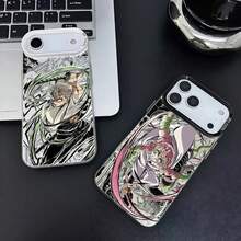 Funda de teléfono Anime Fun  para Samsung Galaxy S25 S24 S23 S22 S21 S20 Note20 FE Ultra Edge Plus 5G, cubierta trasera mate anti-caída, compatible con funda de  17, funda de  17 Pro, funda de  17 Pro Max - CYB-313CY25923016A1 - Ver 8