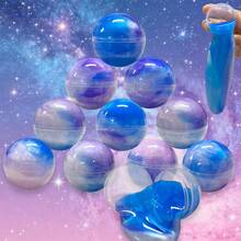 迷你星空史莱姆球 - 高弹性，星空主题派对礼品，不粘手，干净卫生，缓解压力，派对用品，软泥玩具迷你史莱姆散装，适合男孩女孩，生日礼物，缓解压力，礼品袋填充物，圣诞袜填充物，礼品袋填充物，复活节篮子填充物 - 01 - 查看 7