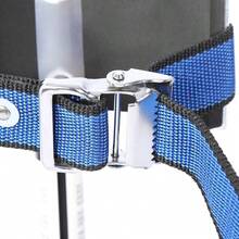 Zancos profesionales ajustables de aleación de aluminio de 61-101 cm para yeso, herramienta de pintor, color negro - Negro - Ver 9