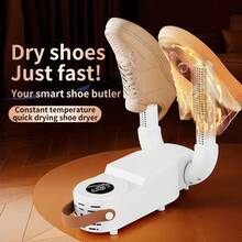 1pc [10-Minute Quick-Dry Shoe Dryer] Quick-Dry Shoe Dryer | Portable, Foldable, Boot Dryer,Electric Cloth Dryer,Heater For Room,Heater,10-Minute Wet Shoes Drying, Eliminates Bad Odor, Three-Dimensional Airflow | EU Plug,220V,All-Season Shoe Care, Modern Shoe Dryer, Compact Shoe Dryer - EU C Type Plug(220-240V) - View 2