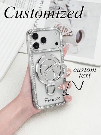 1 Anpassat orange telefonskal med personliga signaturer för vänner, par och familj. Lämplig för iPhone 17 Promax/17AIR/17Pro/17 magnetiskt matt skal, uppgraderat komplett kameraskydd, kompatibel med frostat halvtransparent, stötsäkert och reptåligt ultratunt skal, militärklassat skydd, anpassningsbara saker