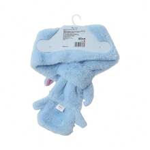 Miniso 雪国系列 史迪奇造型毛绒围巾 - 柔软长毛材质雪人帽装饰保暖围巾，适合秋冬季通勤和户外防寒（1 件装） - 彩色 - 查看 5