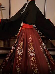 Hanfu Sets - Black - View 5